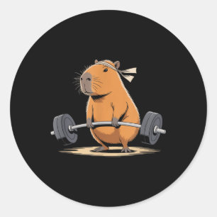 Adesivo Encantada Encantada Capybara Cute Capte Capt Gym L