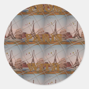 Adesivo Encantado De Paris Com Amor J'aime Paris Design