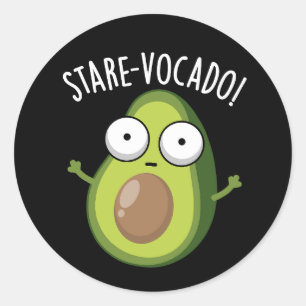 Adesivo Encantado Encantado Avocado Pun Dark BG