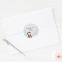 Adesivo Encantador de Chás de fraldas personalizados