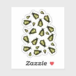 Adesivo Encantamento de Abelhas Bonito