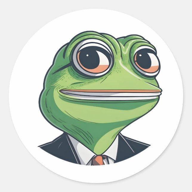 Adesivo Encantando Arte Sapo: Mergulhe no Whimsy (Frente)