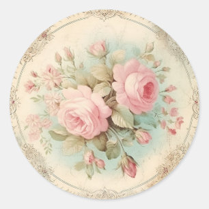 Adesivo Encantos que Desvanecem, Rosa Shabby Chic