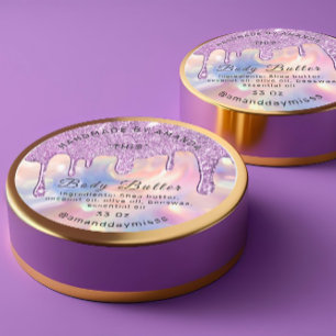 Adesivo Encapsulamento da Manteiga do Corpo Rosa púrpura