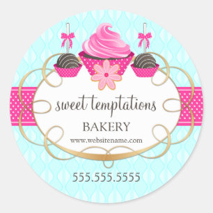 Adesivo Encapsulamento de Cupcake de Pop de bolachas