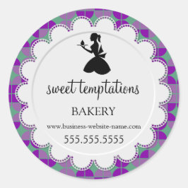 Adesivo Encapsulamento de mulheres e Cupcakes