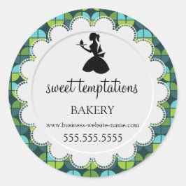 Adesivo Encapsulamento de mulheres e Cupcakes