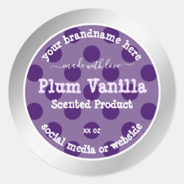 Adesivo Encapsulamento de produto Roxo Chic Rotulagens de