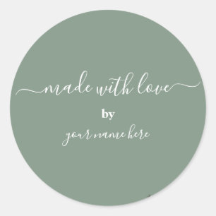 Adesivo Encapsulamento Elegante Simples Feito À Mão