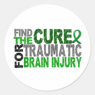 Adesivo Encontre a lesão cerebral traumático TBI da cura