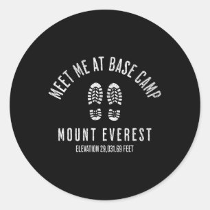 Adesivo Encontre-me no Acampamento Se Monte Everest Escala