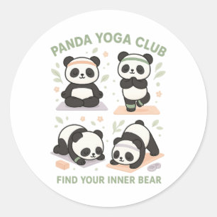 Adesivo Encontre Seu Panda Interior Camiseta Panda Yoga Cl