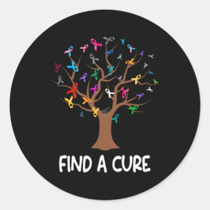 Adesivo Encontre uma cura para o Cancer do Mundo