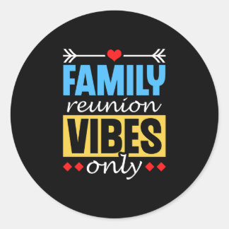 Adesivo Encontro familiar vibes apenas reunião famílias