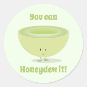 Adesivo Encorajamento de Honeydew   Vinheta