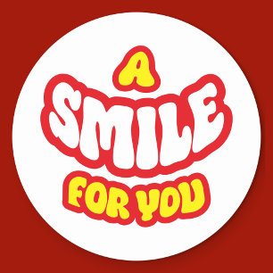 Adesivo Encorajando Um Sorriso Para Você