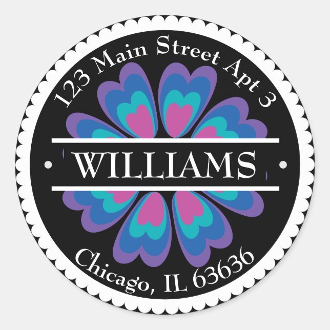 Adesivo Endereço da Flor Mexicana (Frente)