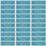 Adesivo Endereço de Convidados para Casamento de Script Ch<br><div class="desc">Composto por simples serifa e moderna tipografia cursiva da escrita. Estes elementos são simples,  elegantes e modernos. Isto tem 30 adesivos. Este foi projetado pelo White Paper Birch Co. exclusivo para Zazzle. Disponível aqui: http://www.zazzle.com/store/whitepaperbirch</div>