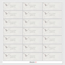 Endereço de Correio Convidado Rustic Watercolor