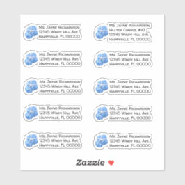 Adesivo Endereço de Correspondência Individual de Casament