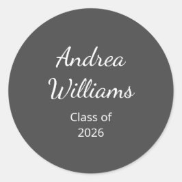 Adesivo Endereço de Devolução da Turma de Graduação de 202