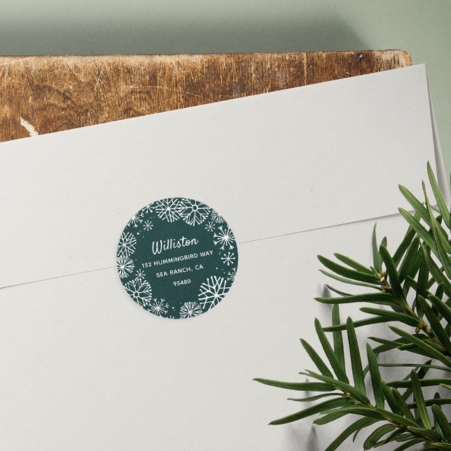 Adesivo Endereço de Devolução de Feriado de Fronteira do F (Criador carregado)