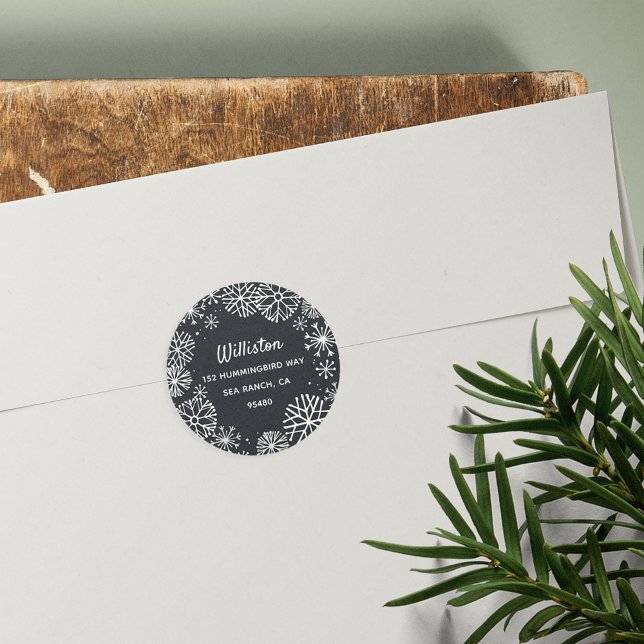 Adesivo Endereço de Devolução de Feriado de Fronteira do F (Criador carregado)