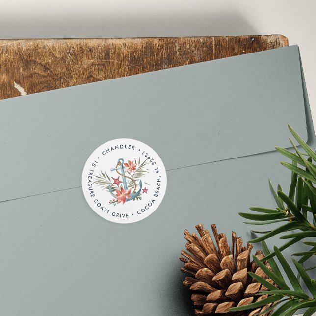 Adesivo Endereço de devolução de feriados separados (Criador carregado)