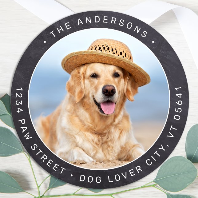 Adesivo Endereço de devolução de foto do quadro de compara (Criador carregado)