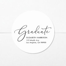 Endereço de Devolução de Graduação de Script Elega
