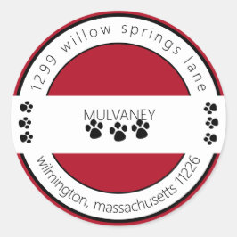 Adesivo Endereço de devolução para impressão da plataforma