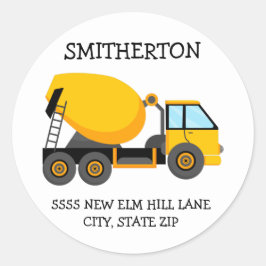 Adesivo Endereço de Festa de aniversário do Filho do Camin