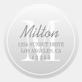 Adesivo Endereço de Retorno de Gradiente de Esmaecimento M