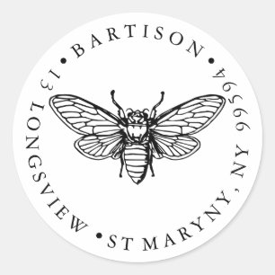 Adesivo endereço de retorno Fabricado com nome de empresa