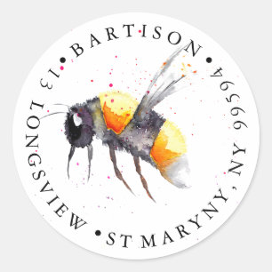 Adesivo endereço de retorno Fabricado com nome de empresa