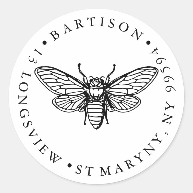 Adesivo endereço de retorno Identificado com nome de empre (Frente)