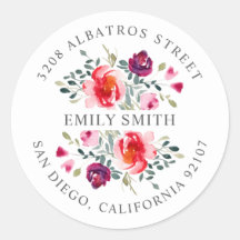 Endereço de Retorno Personalizado I Motif Botânico