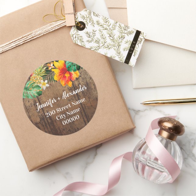 Adesivo Endereço de retorno russo (Presentear)