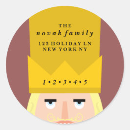 Adesivo Endereço do Invólucro Feriado