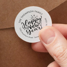 Endereço do Nome de Retorno do Script do Feliz ano