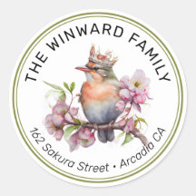 Endereço do pássaro do Primavera com Corante Aquát