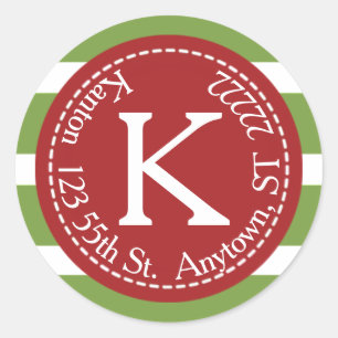 Adesivo Endereço do remetente alegre & brilhante