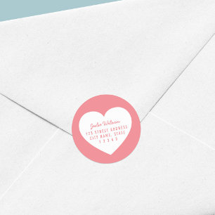 Adesivo Endereço domiciliário editável da cor do fundo 