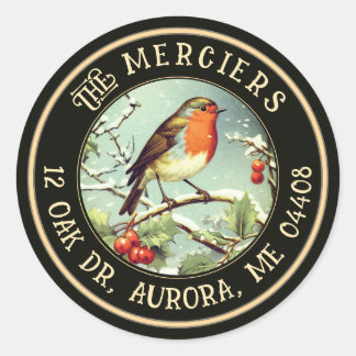 Adesivo Endereço Dourado preto Metálico do Songbird