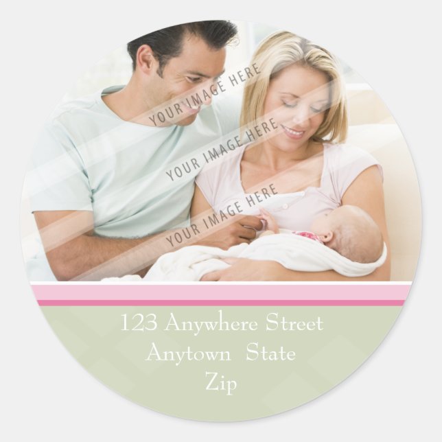 Adesivo ENDEREÇO FOTO STICKER :: diamantes suaves 1 (Frente)