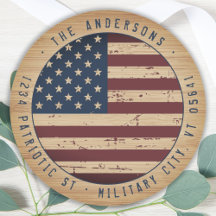 Endereço Russo de Regresso Militar de Bandeira Ame