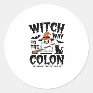 Adesivo Endo Enfermeira Halloween Enfermeira Gastrointesti