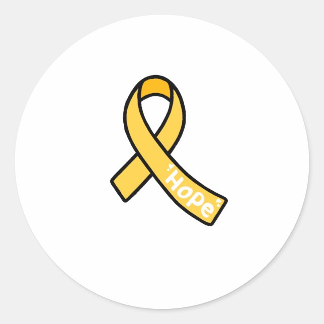 Adesivo Endometriosis Ribbon  (Frente)