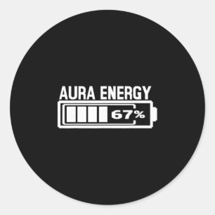 Adesivo Energia Aura 67 Meme Divertido Seis Sete Geração A