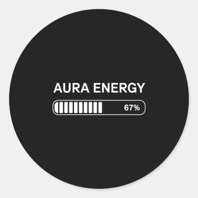 Adesivo Energia Aura Em 67  (Frente)